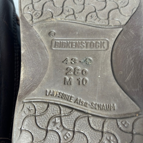 Birkenstock Brown Leather Shoes Oxford Derby Casual Lace Up Shoes 10 - Picture 10 of 16